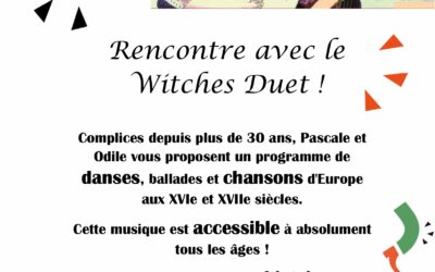 [Concert] Witches Duet le dimanche 12 mars
