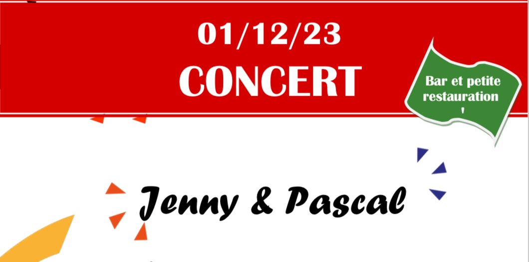 Concert Jenny&Pascal 1er décembre 2023