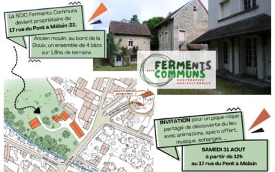 Un nouveau lieu pour la SCIC Ferments Communs !