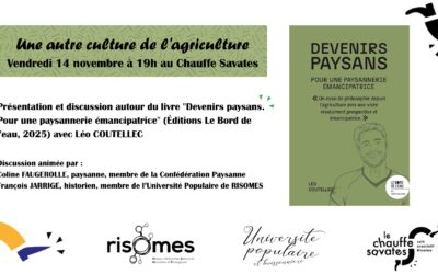 Une autre culture de l’agriculture / Présentation et discussion du livre « Devenirs paysans »